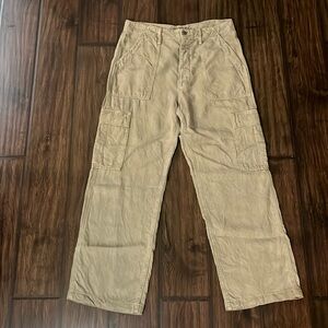 Mother wide leg utility pants Tencel 31